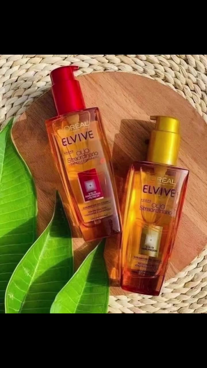✨ سيروم لوريال الفيف الذهبي زجاج ✨
L’Oréal Elvive Extraordinary Oil Serum

❤️ سيروم مغذي يمنحك شعر ناعم ولامع كالحرير.

💜 يحمي الشعر من أضرار السشوار والكاوية والفير.
💜 يساعد على منع التقصف ويغذي الشعر بعمق.
💜 مستخلص من مجموعة زيوت طبيعية مغذية.

🌺 تركيبة مميزة من 6 زيوت مستخلصة من زهور نادرة.
😮 قوام خفيف سريع الامتصاص يختلف عن باقي الزيوت.
😎 يمنح لمعانًا رائعًا للشعر الباهت.
😍 يساعد على تقليل التقصف والتساقط.
✨ يسهّل تسريح الشعر ويجعله أكثر نعومة وانسيابية.

#لوريال
#لوريال_الفيف
#سيروم_الشعر
#العناية_بالشعر
#شعر_ناعم


**إذا كنت صاحب هذا الإعلان وتريد حذفه لأي سبب، رجاءا أرسل رسالة إلى الدعم الفني**