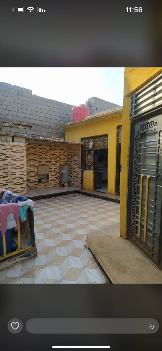 بيت للبيع طابو زراعي يتكون من غرفتين وديوان وصاله ومطبخ وصحيات مساحة 220 متر سعر 55 وبيه مجال العنوان البصرة ابو الخصيب ابو جوزي(***********)
