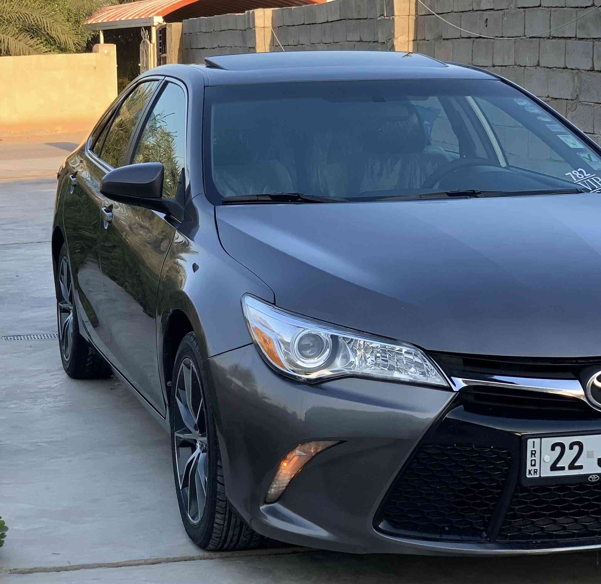 كامري 2017 وارد امريكي رقم اربيل دولي السياره بيها 3 قطع تبديل اصلي السياره جاهزه من كلشي تخم تاير تبريد تدفئه صدر كله جديد محرك 2500  كفاله ماشيه 88 ميل مواصفات Xse فول مواصفات عدا البصمه تحكم ستيرن ' كشنات جلد ، تدفئه كشنات ، السعر 160 بيها مجال مكانها صلاح الدين الضلوعيه للاستفسار ‭0774 294 4004‬
***********
