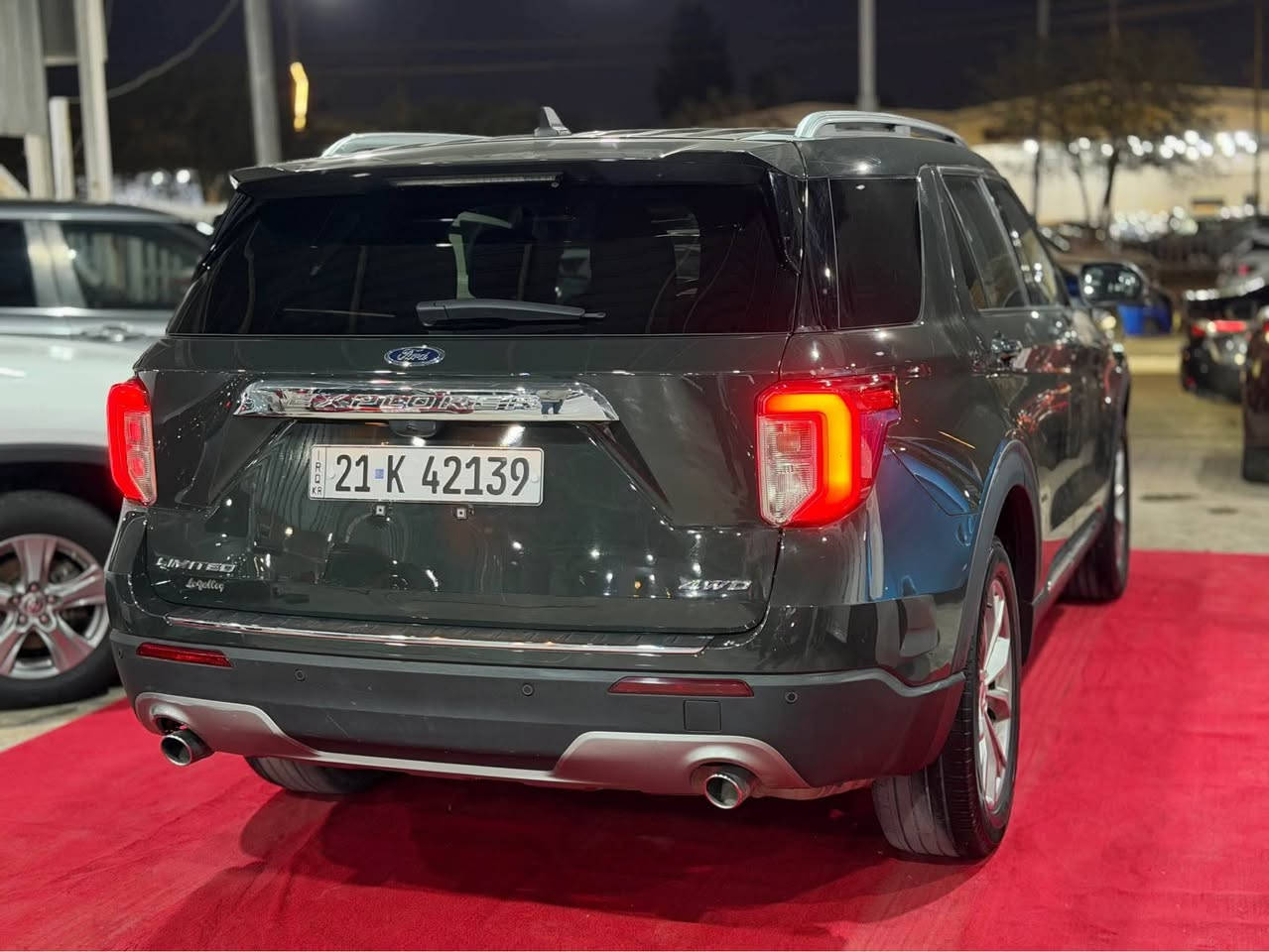 فورد اكسبلور (LIMITED موديل : 2023
السعر 220$

اللون : اخضر

حجم المحرك : 2.3. 4 سلندر)

رقم الشاصي مرفقة مع صور

LIMITED : المواصفات

بصمة ابواب

بصمة تشغيل

تشغيل عن بعد

شاشة كبير لمس

شاحن هاتف لاسلكي

360 كاميرة

هاند بريك بصمة

اوتو هولد AUTO HOLD

اوتو ستارات AUTO STARD

AUTO STOP اوتو ستوب

رادار امامي تحديد مسار)

رادار جانبي نقاط عمياء)

رادار خلفي (التحذير من الاصطدام

حساسات امامي

حساسات جانبي

حساسات خلفي

نظام ECO

NORMAL نظام

SPORT نظام

داخل ليد LED

تحکم استيرن

استيرن كهربائي

استیرن هیتر

كشنات جلد

كشنات كهربائي

كشنات خزن + ميموري

کشنات تبرید

کشنات هیتر

صندوق شفط كهربائي

لايتات LED ليد وعدسة زينون

بكلايتات LED ليد

ويل كروم

تفاصيل اكثر الاتصال على ارقام التالية

*********** عنوان كركوك معرض سي بورد
