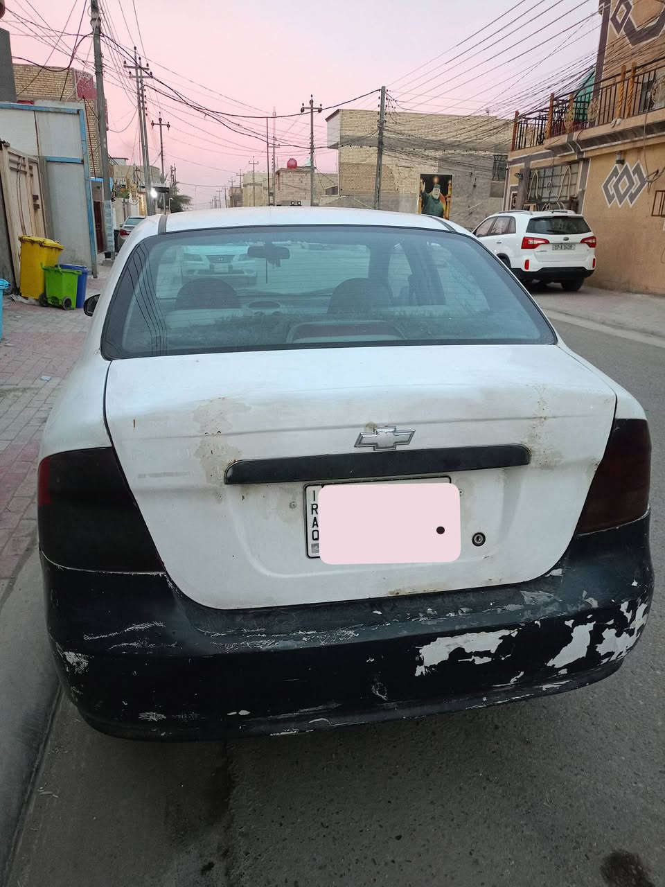 السلام عليكم
سياره نوع أفيو موديل 2006خليجي محرك 1600كير اوتوماتيك  محرك جديد سنوني شاده حداديه نص عمر اطارات زينه كهربائيات كله شغاله تبريد عوزه بس غاز سنويه باسمنه السنه نفذت رقم كربلاء ألماني السعر ب35 وبي مجال للتواصل على الرقم ***********مامتواجد على الفيس المكان كربلاء المقدسه
