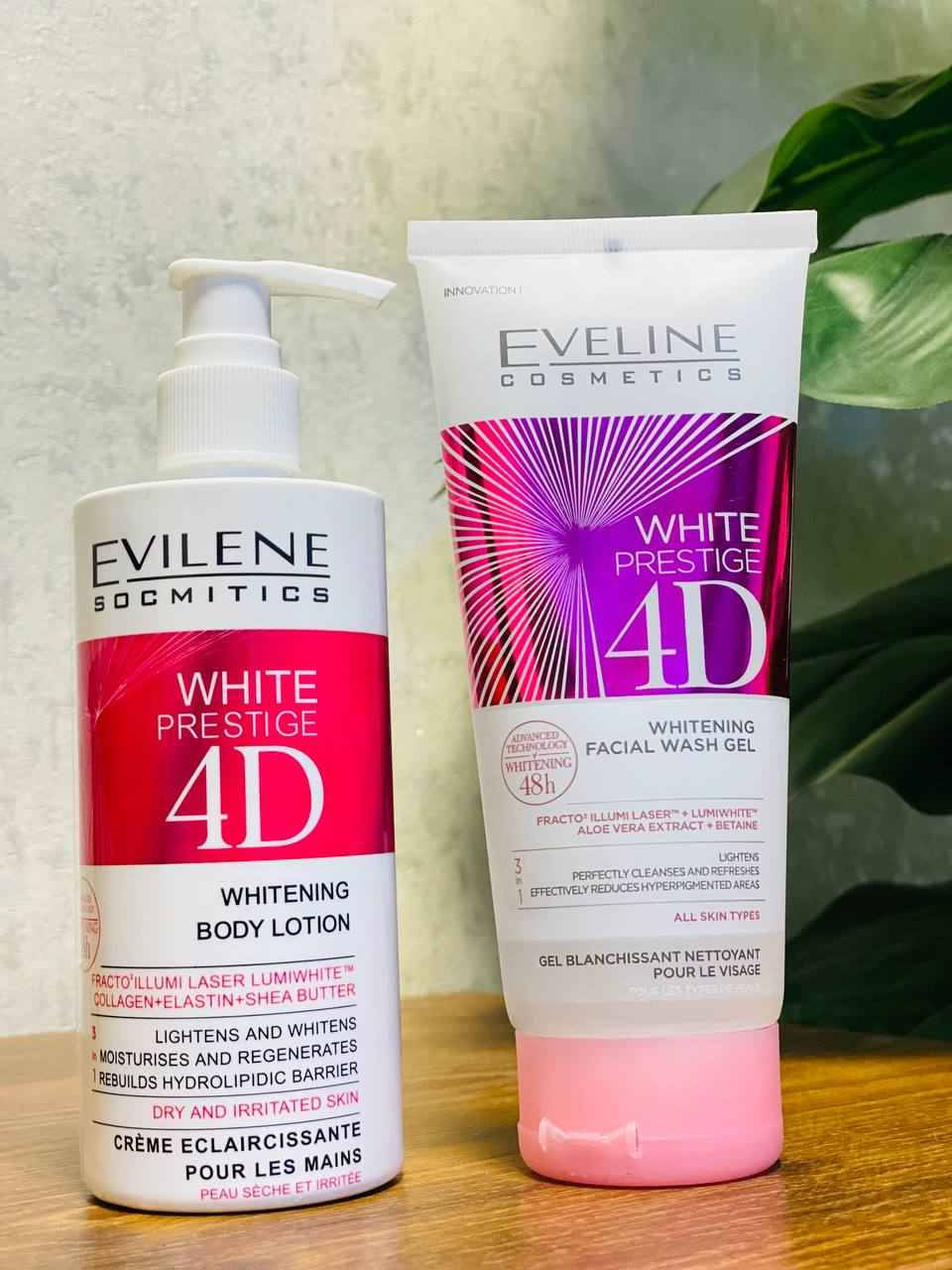 مجموعة ايفيلين البولندية 🇵🇱 Eveline Cosmetics White Prestige 4D للعناية بالبشرة.
تحتوي المجموعة على لوشن تبييض للجسم وغسول جل لتبييض الوجه. 
تستخدم تقنية Fracto Illumi Laser™ و Lumiwhite™.
صُممت لتفتيح البشرة وتقليل التصبغات. 
مناسبة للبشرة الجافة والمتهيجة (اللوشن) وجميع أنواع البشرة (الغسول). 
تبييض خلال 48 ساعة.✅ بغداد, العراق


**إذا كنت صاحب هذا الإعلان وتريد حذفه لأي سبب، رجاءا أرسل رسالة إلى الدعم الفني**