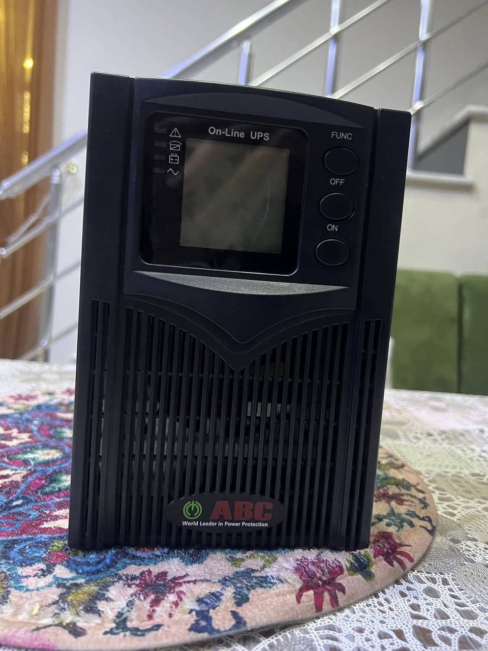 السلام عليكم يو بي اس اونلاين واحد كيلو فولت من شركت ABC للبيع بسعر 150 للتواصل معي ***********
