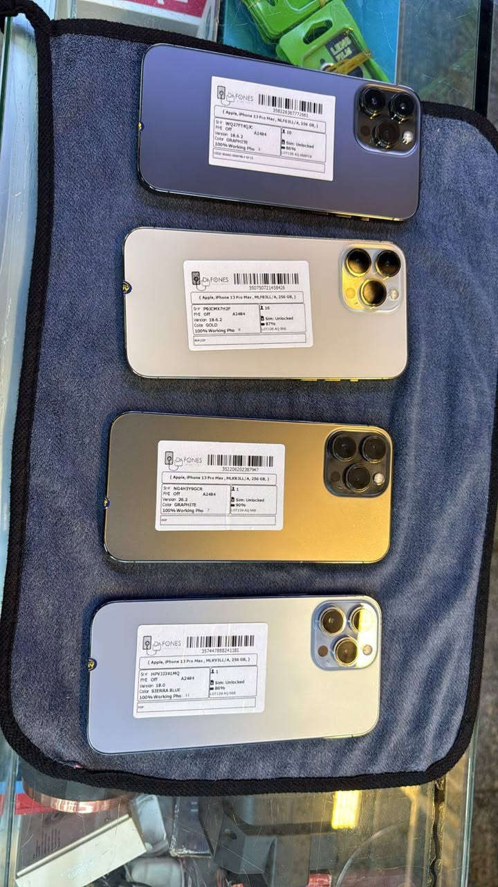 سلام عليكم 13 برو ماكس اخوان اخر 4 قطع اجهزه نموذج Mاصلي. أمريكي   وتر فقط قطعه اصليه من ابل ضمان شهر بطاريه 87 86 مامعله بلادي  ذاكرى 256 السعر ٥٩٠ نهايته مكفولات من اي خلل فقط قطعه اصليه من ابل كل جهاز بي قطعه من ابل كدام العين ضمان شهر مابي أي خلل *********** عنوان الديوانية جلبيه فلكة سوك ابو جميغ السعر ثابت ٥٩٠
