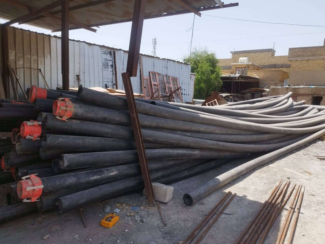 للبيع بواري بولي اثيلين 6 انج
HDPE 100 
ضغط عالي
قياس 6 انش العدد 1500 متر للبيع 
مستخدمة نصف موسم 
مع كاوية لحام 
***********

الكوت محافظة واسط
