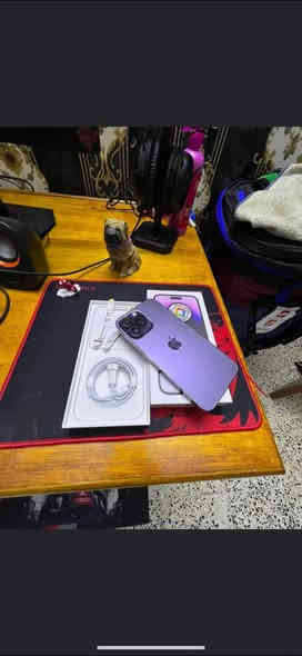 ايفون 14 برو ماكس بطاريه 94
نضافه 100

ماستر ‼️ جهاز مال بيت يشهد الله لا معله ولا شي 

الذاكره256

غراض كامله 

جهاز وياه لزكه  وكفر

لون بنفسجي مميز 

السعر 975 مجال بسيط كلش 

المكان بغداد البياع تقاطع الدرويش للاستفسار*********** وتساب متواجد
