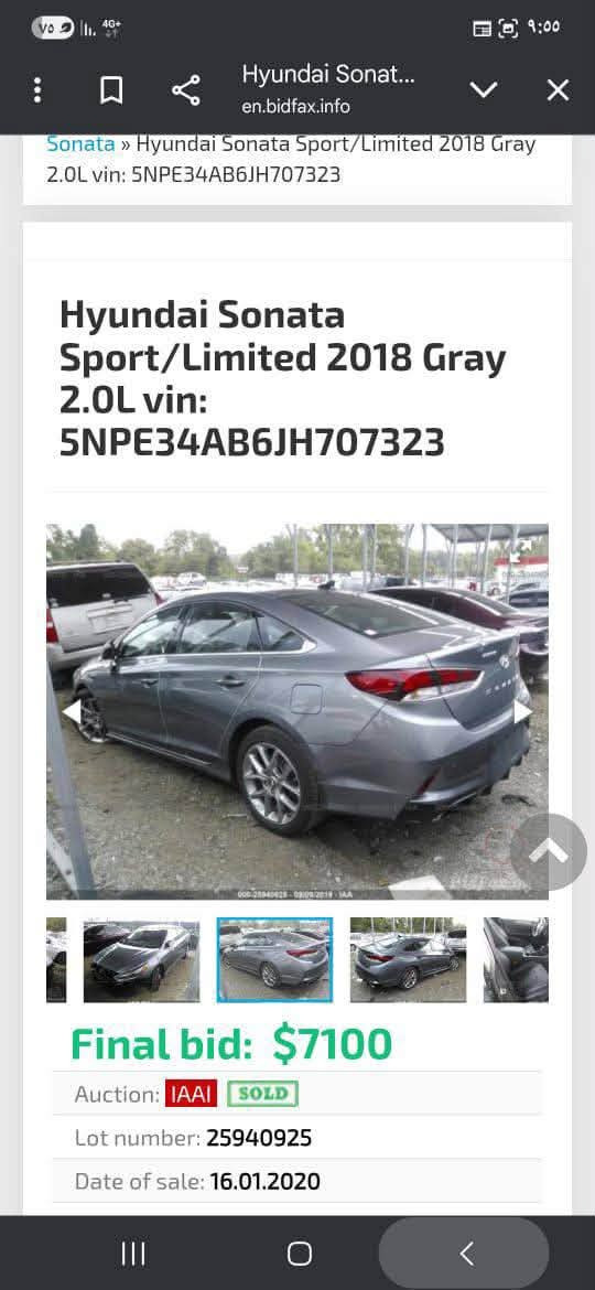 السلام عليكم
سوناتا رقم بغداد تحويل ثاني يوم
(سبورت)SPORT فول مواصفات 1/1
موديل 2018
المواصفات 
سقف بنراما
بصمه 
رادار جانبي
حساسات خلفية
ستيرن رياضي حرف D 
شفتات ستيرن 
كيجات سرعة رياضية 
كشنات جلد 
كشنات كهرباء 
كشنات تدفئه 
نظام سبورت 
اربع نظام كير
صاجات 
شاشة 
سياقه ذاتيه
كامرة دواه
لايت زنون عالي + ناصي 
دبل كزوز 
مكينة 4 سلندر GDI 2000 تيربو 
سستم صوت سماعات 
تحكم ستيرن جهتين 
ترحيب جنطة عند الاقتراب 
اشاير بالمري 
نيكلات  
شحن لاسلكي 
الحادث موجود كدامك بسونار
ملاحظة السياره كامله من كلشي من تايرات من حدادية من تبريد 
السعر : 125 وبيها مجال
مكان السيارة بابل 
للاستفسار *********** متوفر واتساب اتصال

