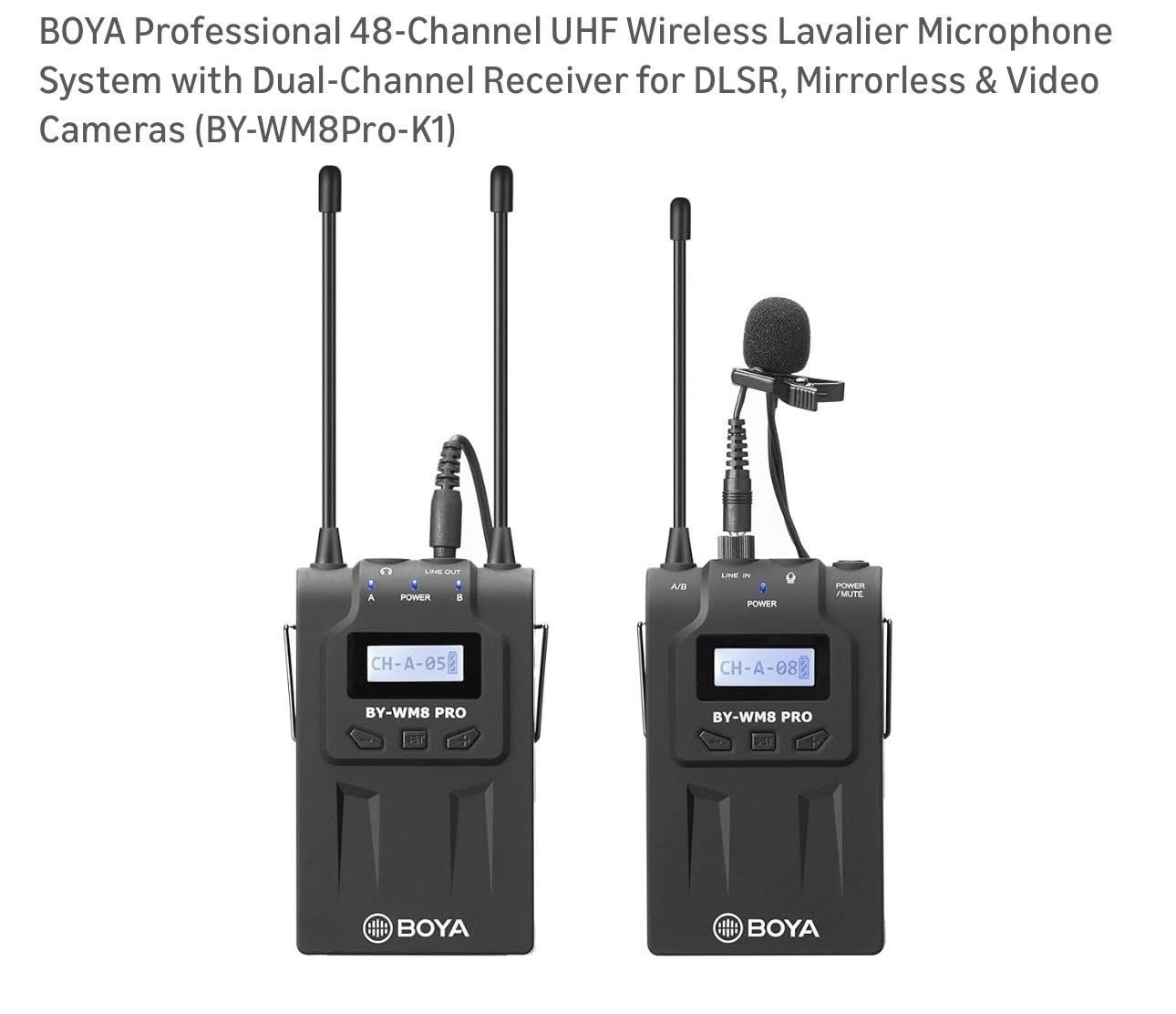 boya mic 100$
ronin sc2 100$


**إذا كنت صاحب هذا الإعلان وتريد حذفه لأي سبب، رجاءا أرسل رسالة إلى الدعم الفني**