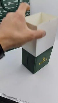 رولكس • دبل قفل • علبة وكارت ضمان