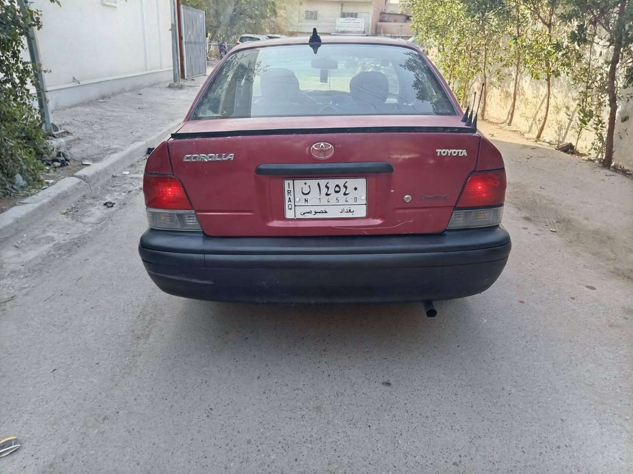 السلام عليكم كورلا تيرسل موديل ١٩٩٩محرك نضيف كير اوتو صدر جديد امامي خلفي كهربائيات  شغاله تبريد منضومه كامله شغال تخم تاير مصبوغه حزام قماره وتكم بلاد مكاني بغداد الحريه استفسار *********** غير متواجد على الفيس
