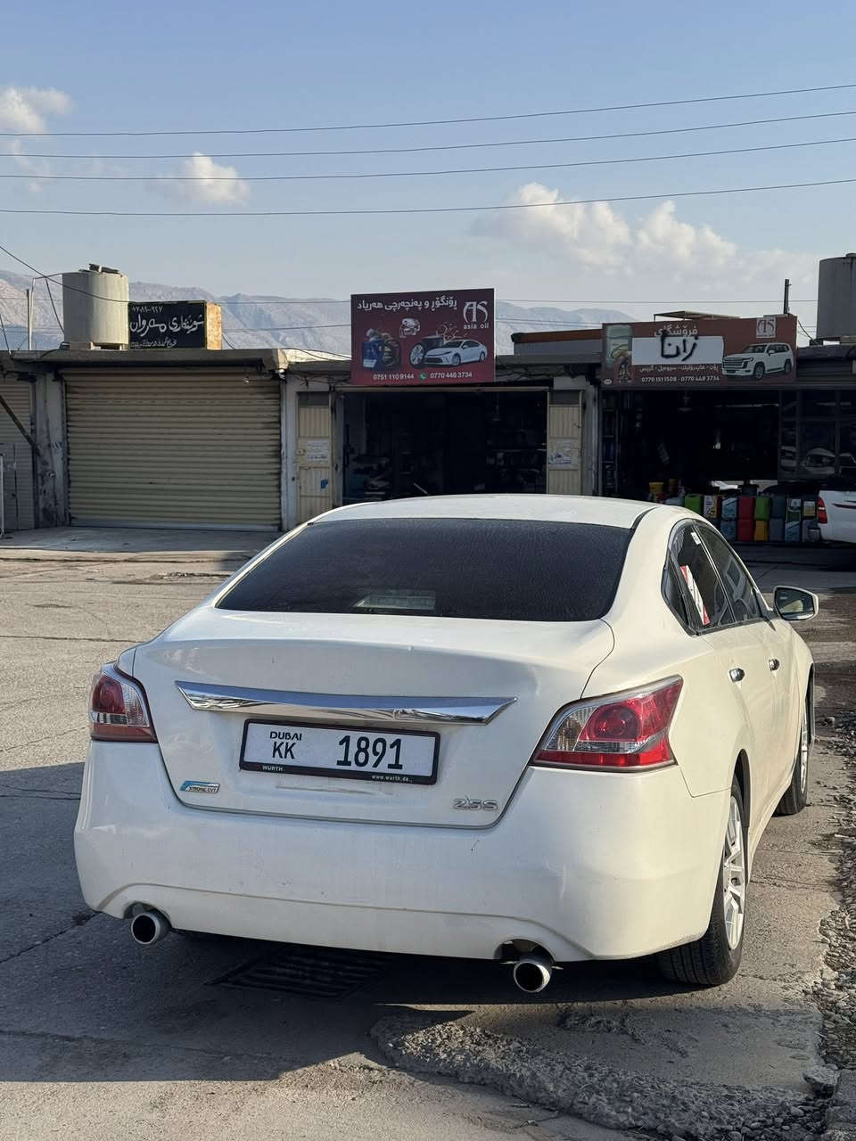 nissan altima 2013s
ئاڵتیما ٢٠١٣ بڕاوەی سنوق 

٤ بستۆن ٢.٥

کامل مەسروفو جوانکاری بۆ کراوە 

گێڕو مەکینەی بەشەرت 

دەعمو لێدراوی بەشەرت 

کارەبای تەبرید ساردو گەرم بەشەرت

سعری ٥٠$ 

***********
شوێن سلێمانی
