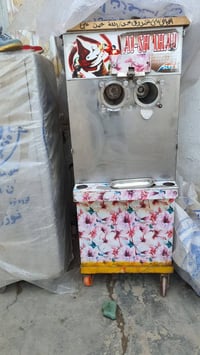 مكينة زنود كابسة كنافة مكينة ايسكريم سوفت  مكينة عصير شرط الفحص  ميز ب...