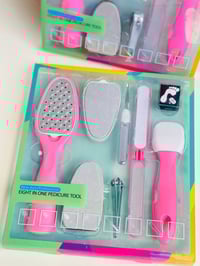 بكج القدم • عدة بديكير • علاج تشققات