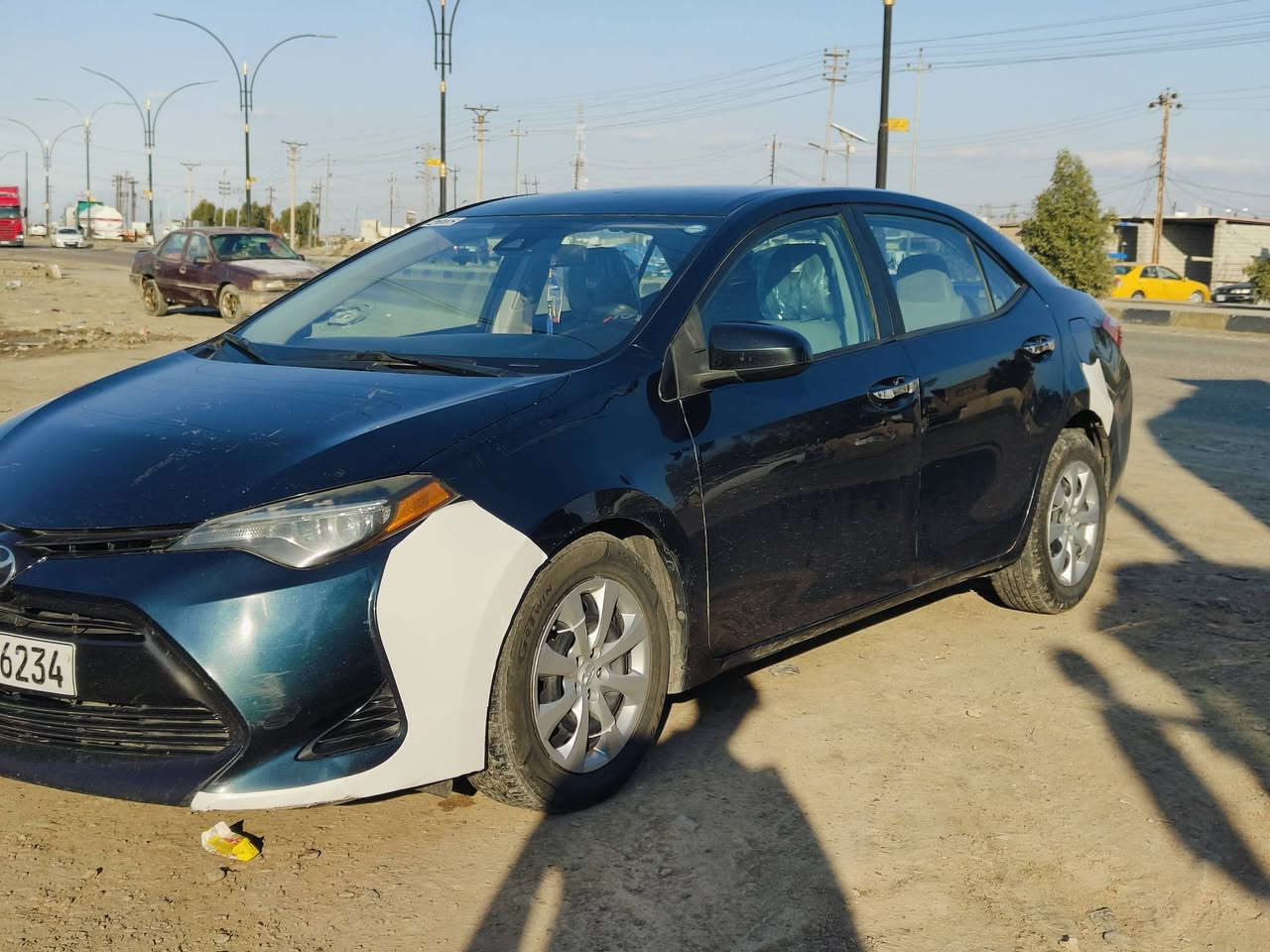 كورلا.
موديل 2018 
مواصفات LE
حادثها باب خلفي جهة السايق تبديل بلادي 
صور الحادث مع السونار مرفقة بالمنشور 
محرك + كير مكفول شرط✅
السعر: 137 بيها مجال 
العنوان: ديالى 
للتواصل: ‏‪/0774 451 2902‬‏/‏‪0782 496 2334‬‏
