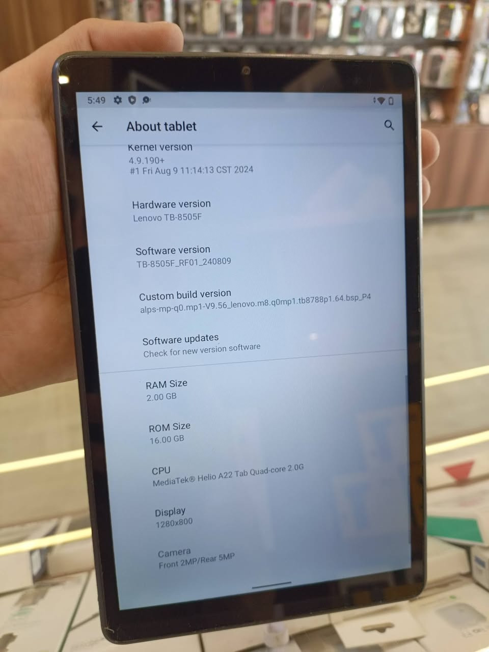 ايباد لينوفو 👇
ذاكرة:- 16gb
رام:- 2gb
اندرويد:- 10
شاشة:- 8 اينج

يفيد لدراسة و للأطفال تكدر تنزل عليها جميع تطبيقات سوشيال ميديا مثل سنابجات انستغرام .....

بسعر 75 الف و توصيل موجود


**إذا كنت صاحب هذا الإعلان وتريد حذفه لأي سبب، رجاءا أرسل رسالة إلى الدعم الفني**