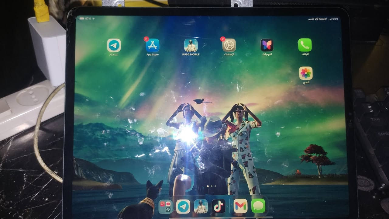 ايباد برو 2019
بطاريه 84 
 120فريم ثابت ف ببجي
 وعليه العاب بلاستيشن3و2🔥 مساحه64 
السعر 15000🔥😍وربنا يرزق الجيمع


**إذا كنت صاحب هذا الإعلان وتريد حذفه لأي سبب، رجاءا أرسل رسالة إلى الدعم الفني**