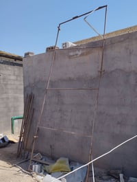 هيكل قمريه • ٤م • يحتاج حديد
