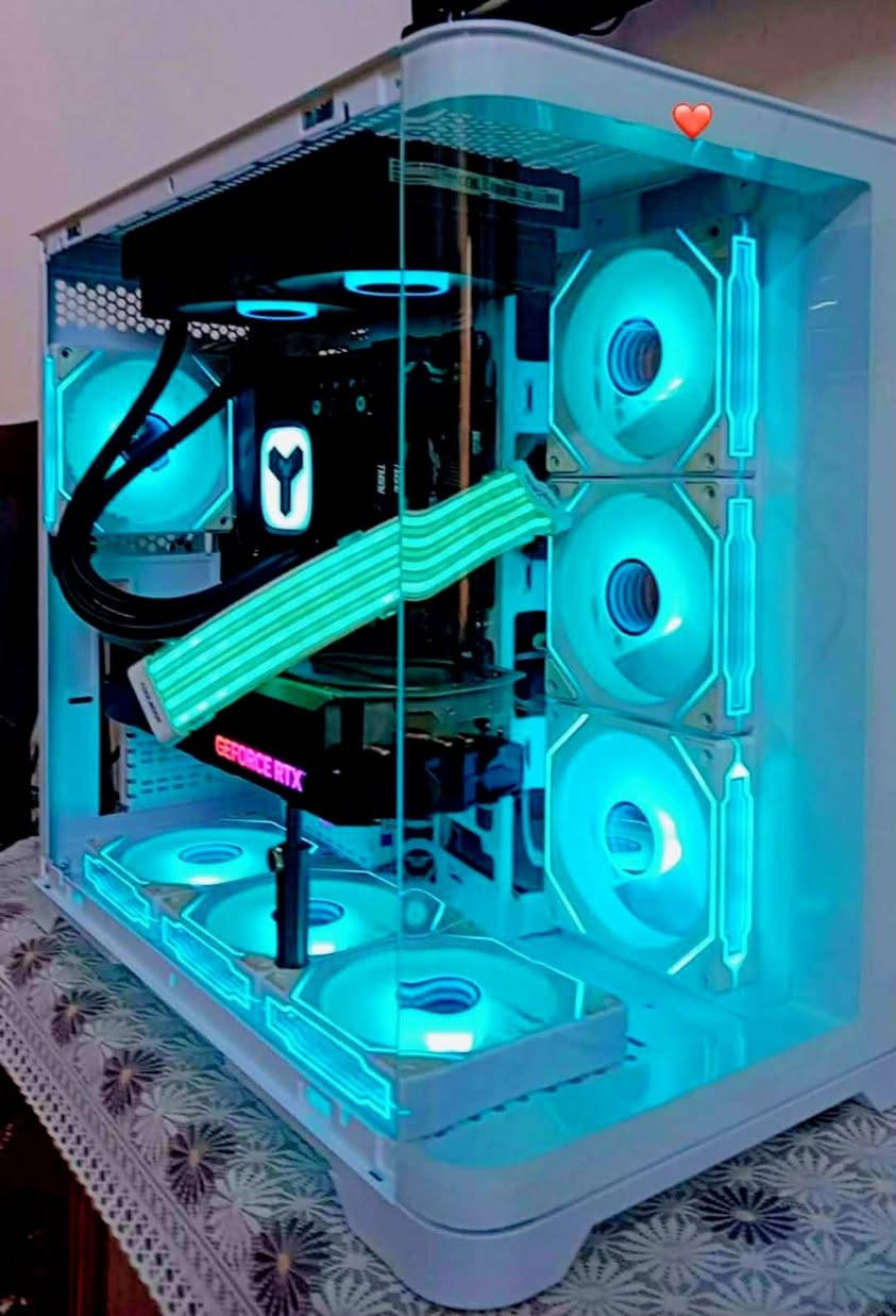 السلام عليكم pc مواصفات قويه ومتناسقه ومرتبه ونظافه 100%

RTX4070Ti galax ex gamer 12gb
cpu Ryzen7 5700x 
M.b B550m Aorus elite 
M.2 WD gen4 1tb
Ram 16+16=32gb 3200mhz
Cooler cpu deepcool 240
Power supply 750w
Case white 7 fan

السعر / مليون و650 قفل
مكان بغداد 
***********
