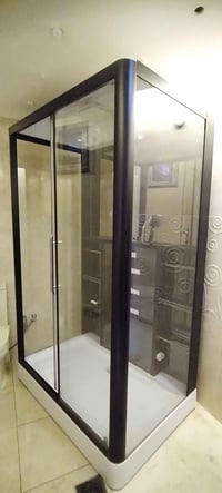 كابينة شاور حمام جاهز داخلي حديث  يحتوي على ساونا بخار    بورد لمس  سع...