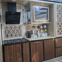 گاونتر مطبخ • طباخ ومفرغة • الكمالية