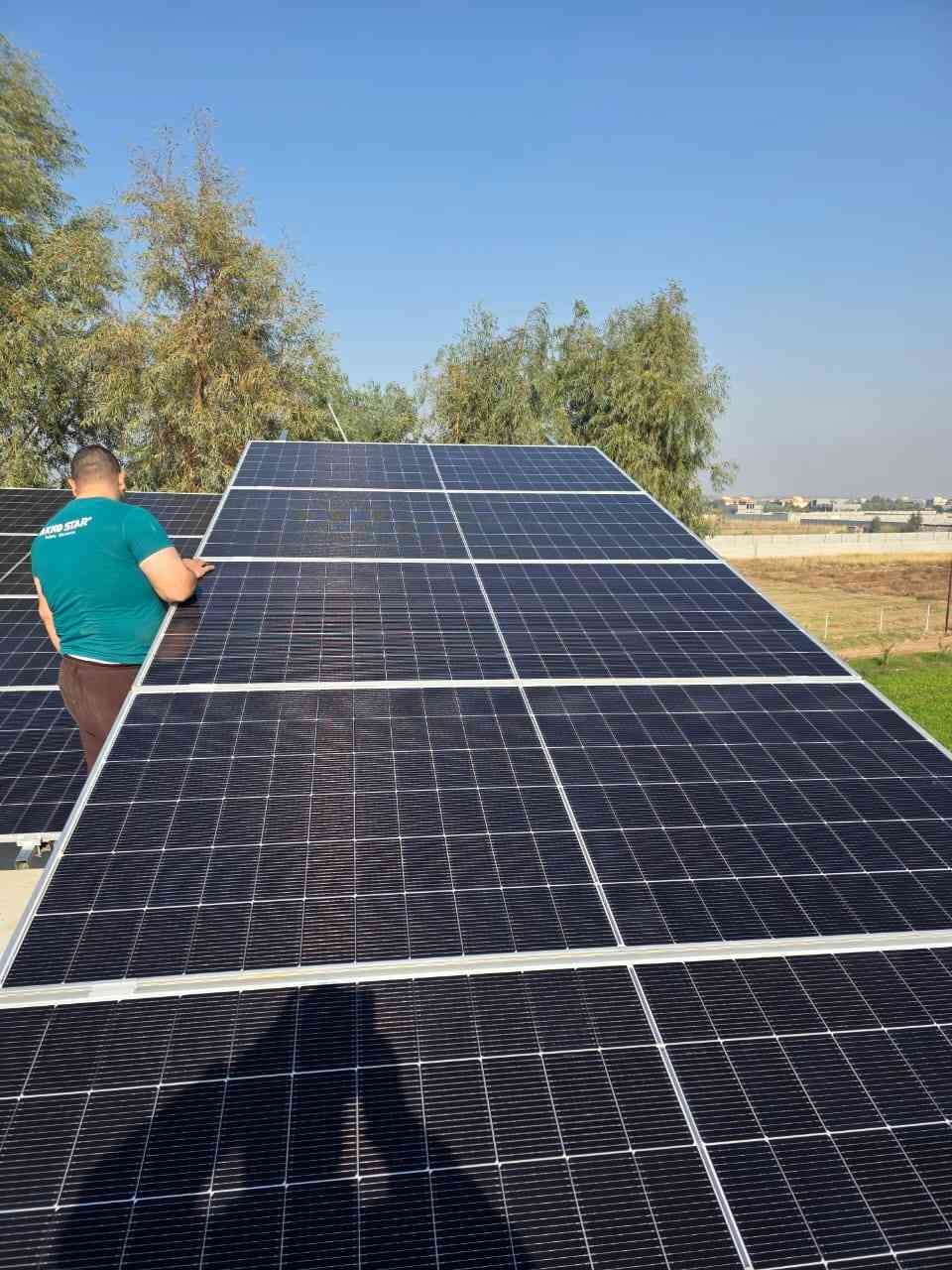 تم تنصيب منظومه طاقه شمسيه بقدره 20 امبير نهارا 20 امبير ليلا من قبل كادر مكتب الهندسي لحلول الطاقه  الشمسيه من قبل كادر متخصص واجهزه ذات كواليتي عالي بارقى المواصفات العالميه مستعدون لتنصيب منظومات الطاقه الشمسيه وبكل الاحجام وفق اعلى المواصفات العالميه تقنيه وجوده عاليه للاستعلام التواصل مع مكتبنا على الارقام التاليه

***********

***********
موقع المكتب ديالى بعقوبه قرب تقاطع القدس
