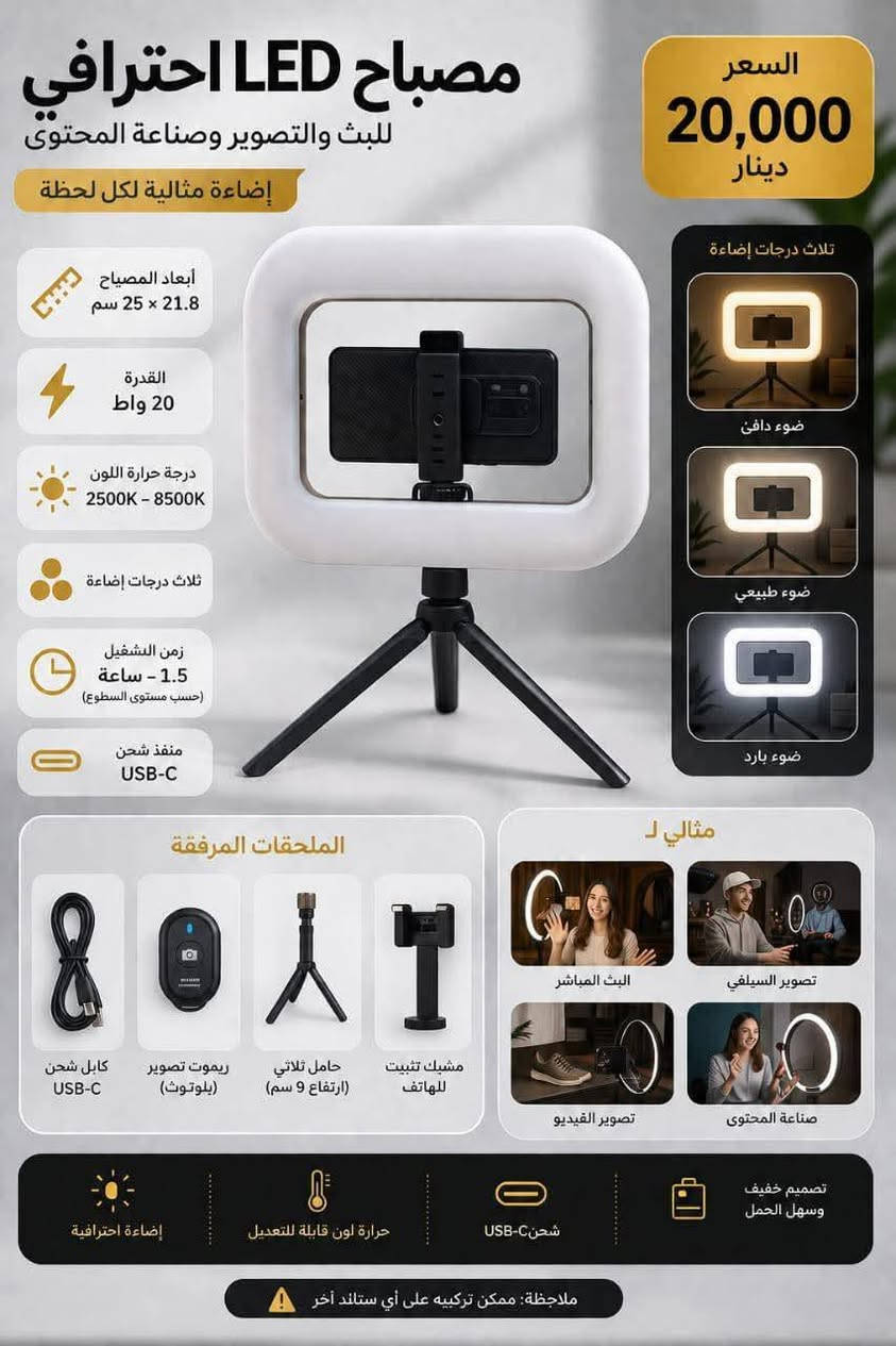 الاسعار مثبتة على الصور
✅ جودة مضمونة ✅ أفضل الأسعار ✅ منتجات أصلية ✅ خدمة مميزة
🚚 التوصيل إلى جميع المحافظات 💰 سعر التوصيل: 5000 دينار فقط
📲 للطلب والاستفسار عبر واتساب: ***********
غدق للأجهزة الكهربائية والعدد 📍 كل ما تحتاجه... في مكان واحد.
#غدق_للأجهزة_الكهربائية #أجهزة_كهربائية #عدد_كهربائية #توصيل_جميع_المحافظات #العراق
