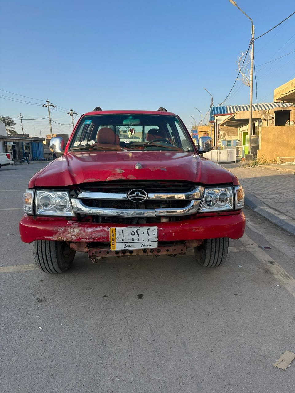 السلام عليكم
للبيع
بيك اب  دير
موديل 2012
السياره كير مكينه مكفول
صدر وحداديه شرط 
كهربائيات السياره شغاله وعوزهه شويه ترتيبات 
بأضافه الى مازدات اماميه خلفيه جدد
باتري وداينمو  وتخم تايرات ابلكات السياره كلهه جديد انه مبدلهن ع ايدي
داخليه السياره حلوه 
اكو ملاحضات ع كشرت السياره والبدي الخارجي
سياره رقم ميسان شرط التحويل والمداور سنويتهه لغايه2029
السعر 30 وبيهه مجال قليل
العنوات كوت شيخ سعد
للاستفسار اكثر 
*********** محمد
