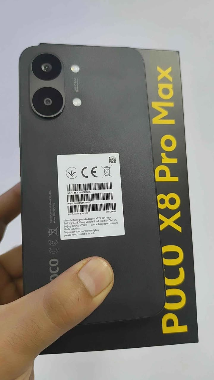 السلام عليكم للبيع POCO X8 PRO MAX استخدام اسبوع فقط تكدر تكول جهاز جديد حالة حال جديد بعده بضمان الوكالة بطارية 100% عدد دورات الشحن 10 كامل كل ملحقات الوكالة ذاكرة 256 عشوائية 12+12 جهاز عملاق بالمواصفات السعر  625 الف وبي مجال قليل مكاني البصرة *********** البصرة, العراق
