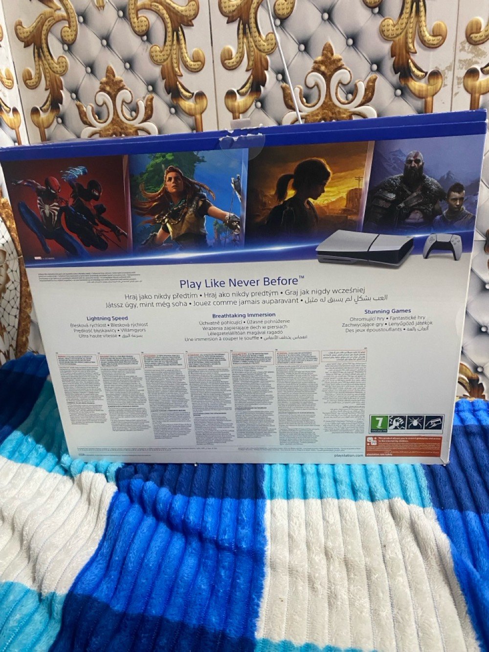 بلي فايف جديد استمال أسبوعين تجي تفحص  شوفه  جديد السعر 750  وبي مجال قليل المكان بصره تنوّمه  رقم الهاتف ***********  النضافه 100/98