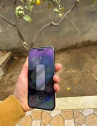 ايفون 14برو ماكس بنفسجي لون المميز        بطاريه 100مستبدله شاشه اصليه...