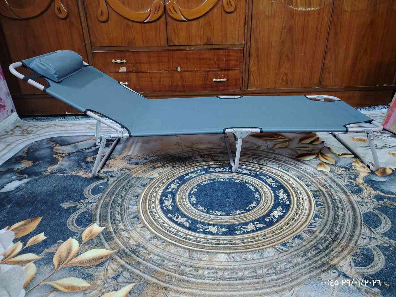 سرير تخييم وسفرات.. سهل التركيب.. خفيف.. يتحمل اوزان عالية.. السعر 25 الف
*********** واتساب 
يوجد توصيل لكل العراق ٥ الاف
