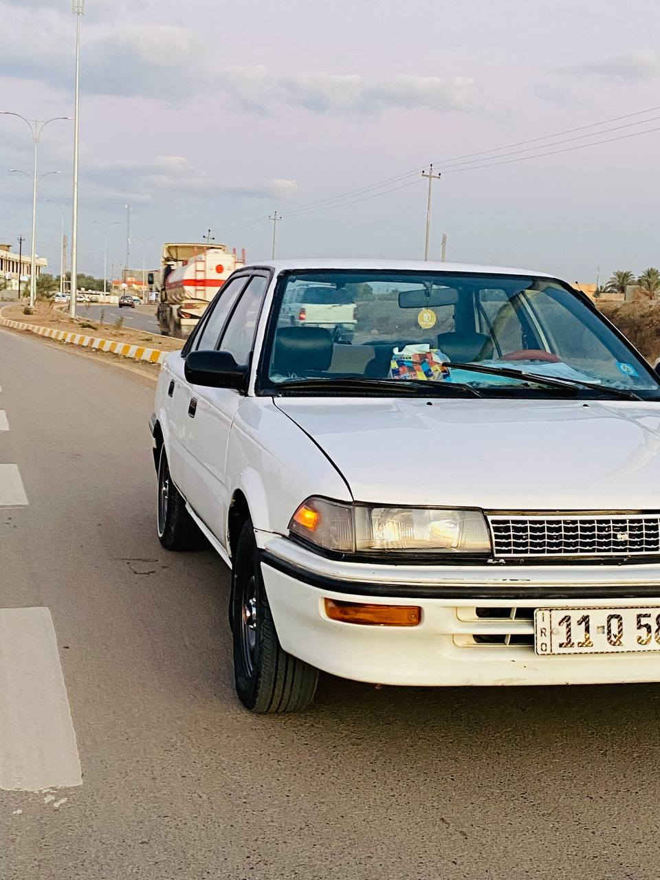 كورلا1990 گير أوتو
سنوية لل٣٠ بأسمي
محرك وگير ضمان
حدادية أمامي خلفي٩٠٪
تخم تاير جديد 
كهربائيات كلها شغالة
السعر ٤٥ وبيها مجال 
للتواصل الإتصال
***********
***********
