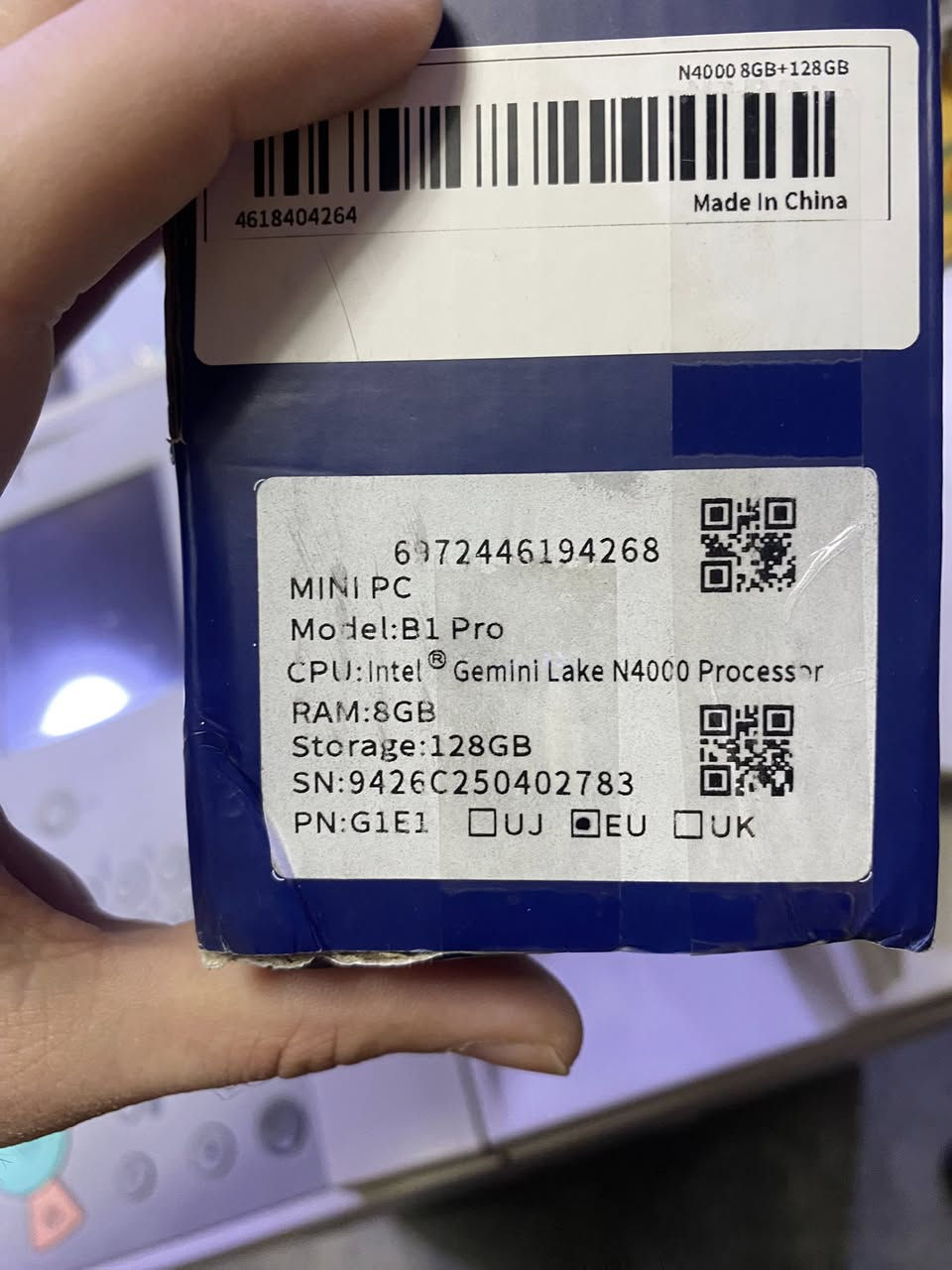 جديده ومفحوصه والموصفات على الباكيت mini pc


**إذا كنت صاحب هذا الإعلان وتريد حذفه لأي سبب، رجاءا أرسل رسالة إلى الدعم الفني**