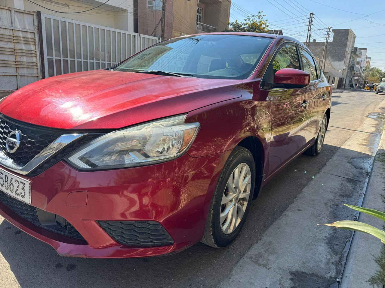 نيسان سنترا فئة SV وارد امريكي
موديل ٢٠١٨ رقم بغداد 
سنوية جديد 
السياره ثلاث انظمة قياده
بلوتوث 
تحكمات جهتين 
مثبت سرعة 
لايتات زينون 
بصمة 
صدر جديد 
تخم تايرات
ضربتهة موضحه بالصور فقط الصندوق
بدون إيرباك
السيارة ماشيه ١٤٦٠٠٠ كم
وبيهة سونار السياره 
السعر ١١٠ $ وبيهة مجال ان شاء الله
مكان بغداد الغزالية
رقم الهاتف ***********
