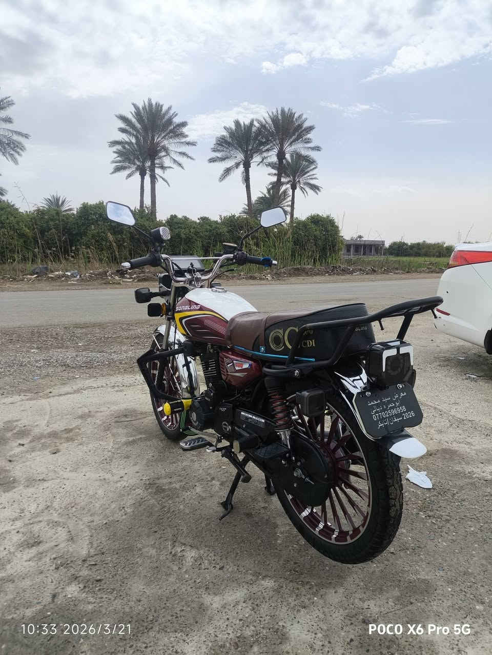 السلام عليكم دراجه ايراني مديل 2026 دراجه مكفوله منفيس موجود مكينه 200دراجه ناعمه السعر 825 وبيه مجال ***********
