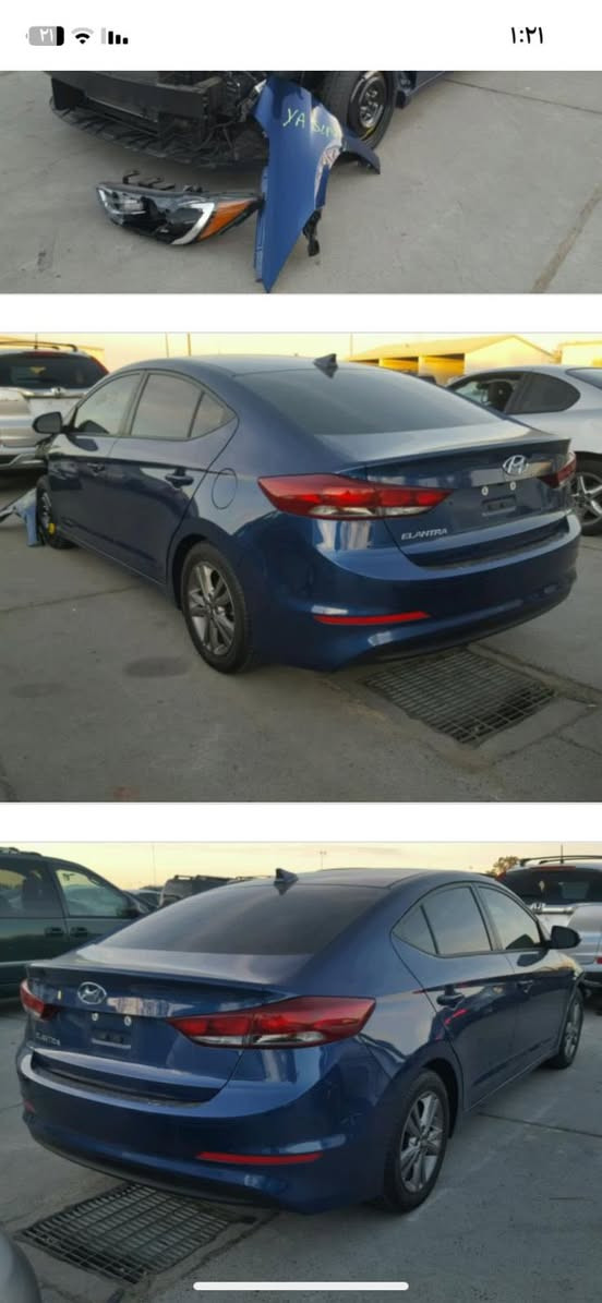 النترا موديل ١٧ فول مواصفات حادثها بالصور بيها صبغ بنيد وجاملغ بدون دواخل فقط صبغ 
ماشيه ١٤٢ ميل 
كير مكينه مكفول تبريد تدفئه 
١١٧ وبيها مجال بسيط مكاني بغداد 
***********
