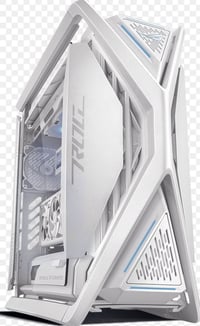 قطع للبيع asus rog Hyperion gr701 white  asus rog ryujin iii argb whit...