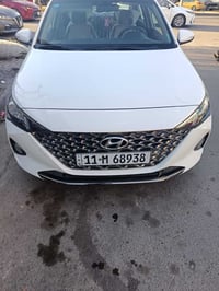 هونداي اكسنت للبيع موديل 23 خليجي رقم بغداد انكليزي مكفولة كفالة عامة ...