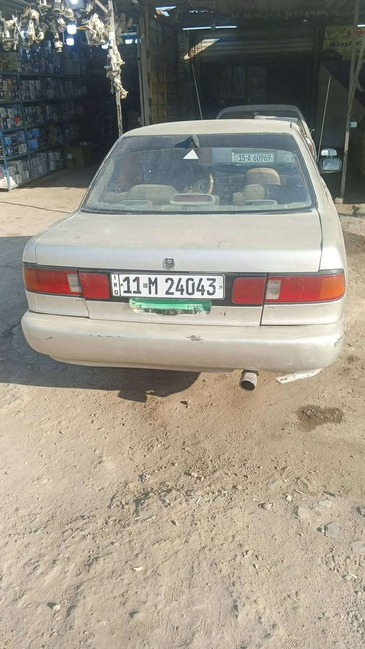 نيسان سني 94كيرعادي السياره مال جناي كيرومحرك كفاله طخم تايرباتري جديد تحويل تحويل مباشر ***********السعر25ورقه
