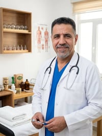 محل حجامة • أدوات معقمة • نبيل الحسيني