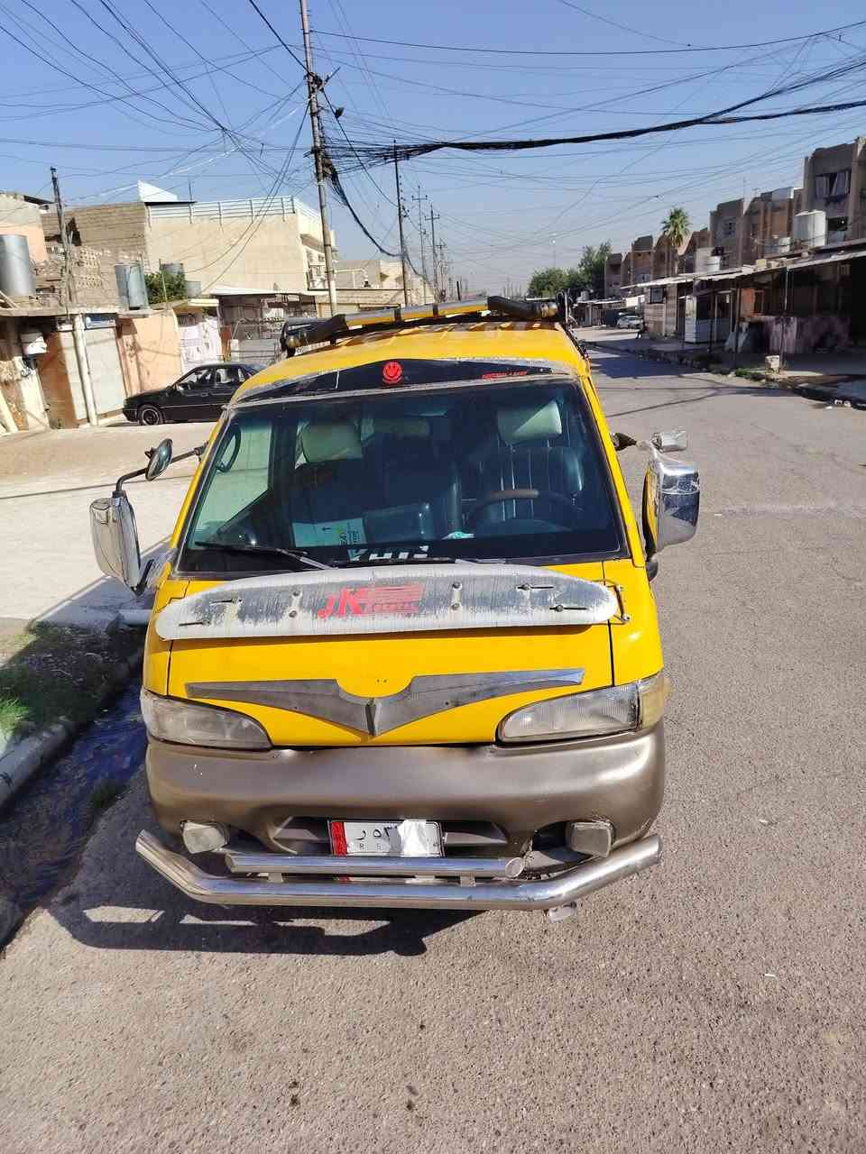 السلام عليكم هونداي موديل 96 رقم مشروع وطني  هيئة مصفرة قرامه عليها 500 تنزل من سعرها طخم تواير جدد. مكان الموصل السعر 35 بي مجال باقي تفاصيل خاص او اتصل او واتساب ***********
