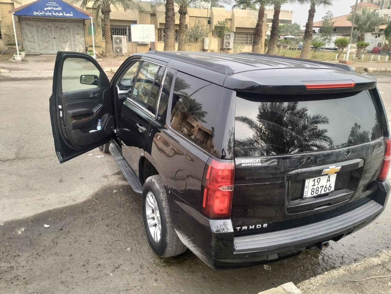 السلام عليكم
تاهو اسود موديل 19 رقم كربلاء باسمي 

مكان السيارة بصرة 
رقم دولي 
هزة لنهاية شهر السابع 2026

محرك وكير بلاد 

8 سلندر 

تبريد وتدفئة 3 قطع 
تحكم ستيرن 
تحكم سرعة 
كشنات جلد 

تايرات جديدة 
ويل كب جدا نظيفه 

منظومة لايتات ممتازه قبل يوم شاده 
شاشه لمس 
حساسات سرعة 
رادار سرعة 

جنطه شفط 

سيارة جاهزة 

للاستفسار الاتصال على الرقم أدناه 

*********** 
الحجي
