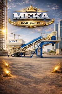 🔷 معمل خرسانة متنقل MEKA للبيع – جاهز للعمل فورًا 🔷  نعلن عن توفر معمل...