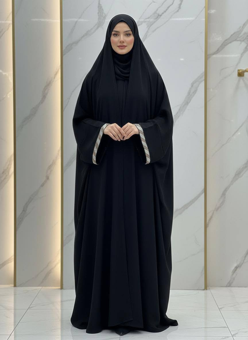 توفر عبايه عراقي جنن سواد فاحم للستفسار مراسله *********** يوجد توصيل جميع محافظات العراق العنوان واسط
