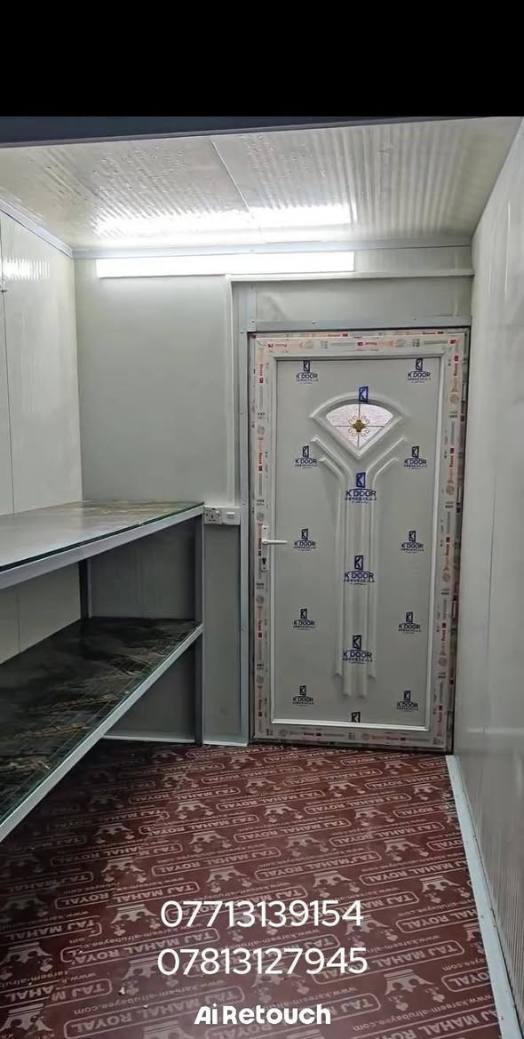 عمل مخزن متحرك قياس 2×5 الارضية حديد وخشب من الساندويج بنل سعر متر الساندويج كرسته وعمل 30 الف وات ساب ***********
***********
