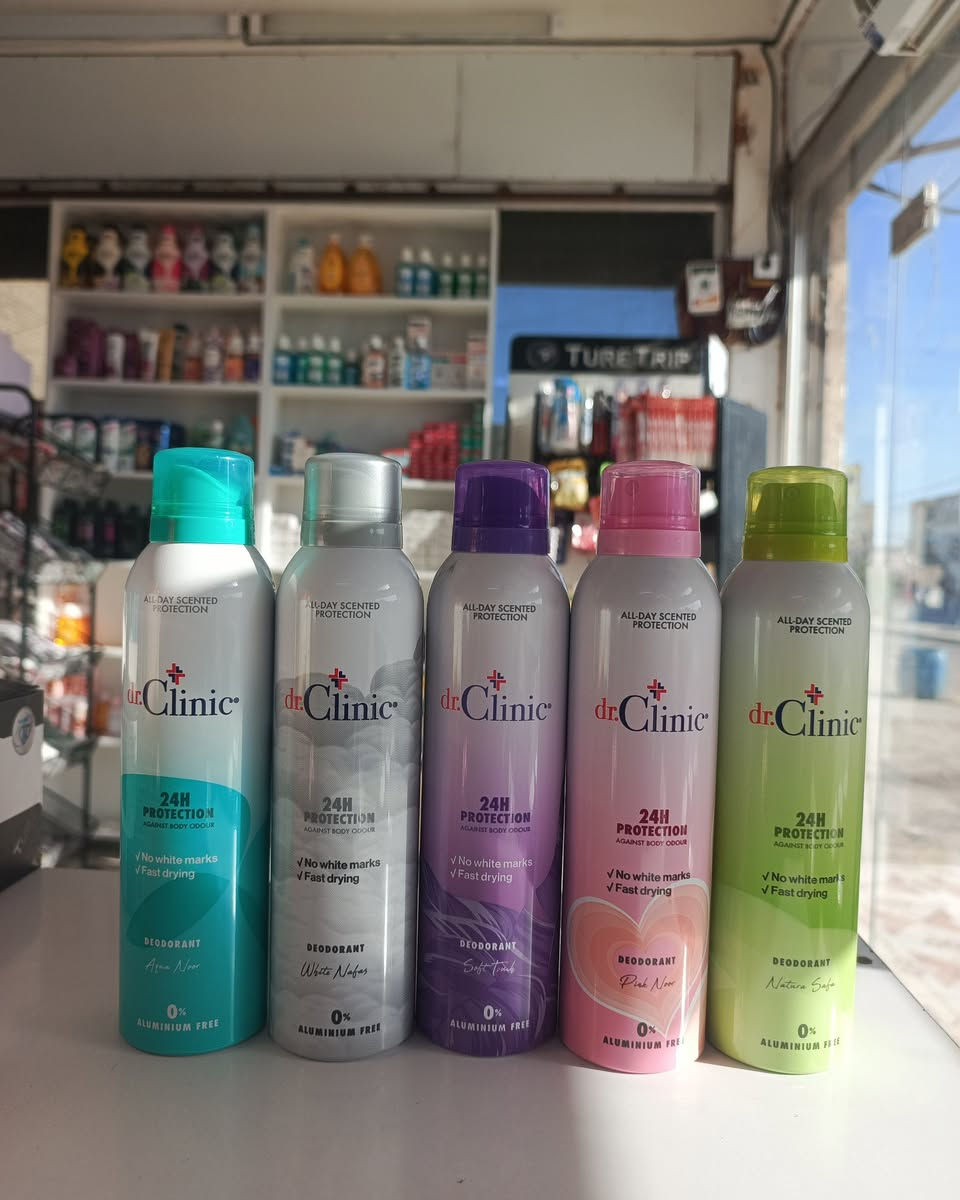 انتعاش ونظافة تدوم 24 ساعة بدون أي قلق...
🌸 مع بخاخات مزيل العرق الطبية من دكتور كلينك (dr. Clinic Deodorant)
• آمن تماماً: تركيبة خالية 100% من الألمنيوم تحمي بشرتِچ وتمنع الاسمرار.
• بدون طبعات: سريع الجفاف وم يترك أي علامات بيضاء على الملابس وية روائح تجنن.
متوفر في صيدلية نور جواد عبد ✨


**إذا كنت صاحب هذا الإعلان وتريد حذفه لأي سبب، رجاءا أرسل رسالة إلى الدعم الفني**