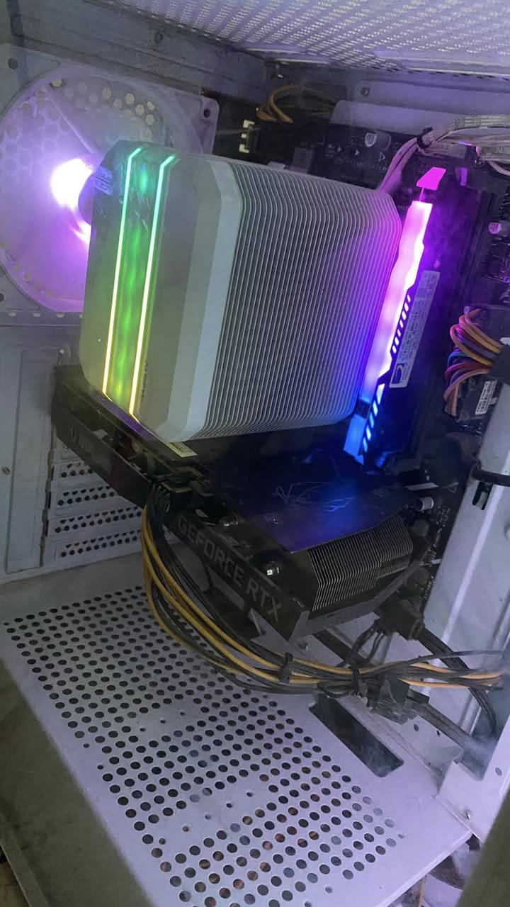 I5 13400f
3060 12g zotac gaming 2x
Ram 16 3200 rgb
Ssd 256 + hdd 1T
b760 
Power 600 W rgb
مبرد m90 هوائي ممتاز ار جي بي
كيس ابيض اربع مراوح ار جي بي 
مكاني بغداد البلديات توصيل متوفر
السعر 950 الف قفل 
***********
