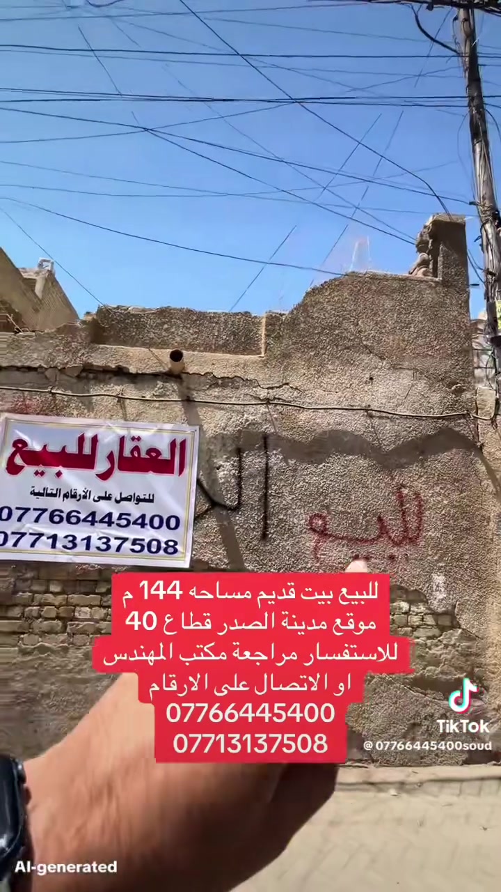 مكتب المهندس للوساطه العقاريه 
للستفسار مراجعه المكتب او الاتصال على الارقام 
***********
***********
