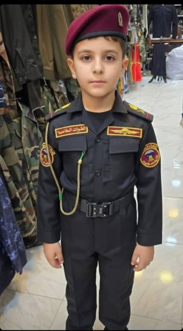 تحية طيبة ❤️
الى أطفالنا الحلوين🫶
بمناسبة عيد الجيش
وعيد الشرطه 
وفرنالكم بدلة عسكرية للأطفال درجة أولى مع الرتبه والعلايم ✔️✔️ 

القياسات من 5 سنين الى 14 سنة 

بسعر 25 الف ✅️

القياسات المحير ١٦ .١٨ .٢٠ ✅️

عنوانا جبله شارع المركز مقابل صيدلية الكرم او مقهى ترف 

***********

***********

***********
