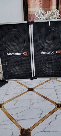 جهاز جاسكو الحديث صوت نقاوه 6500 مع سماعات ثنائي العدد ٤  مع عربانة مو...